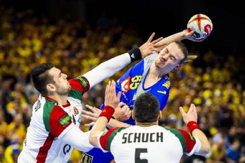 Handball WM, Schweden - Ungarn 190117 Lukas Nilsson of Sweden during the IHF World Handball Championship match between Sweden and Hungary on January 17, 2019 in Copenhagen. Photo: Ludvig Thunman BILDBYRN kod LT 35581 Copyright: LUDVIGxTHUNMAN BB190117LT022