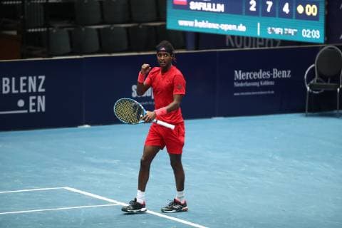 Mikael Ymer ballt die Faust Koblenz Open, Tennis, 17.01.2019 Koblenz Open, Tennis, 17.01.2019 Koblenz Copyright: xEIBNER RenexWeissx EP_RWS