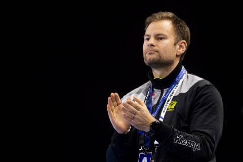 190117 Kristjan Andresson, head coach of Sweden during the IHF World Handball Championship match between Sweden and Hungary on January 17, 2019 in Copenhagen. Photo: Ludvig Thunman BILDBYRN kod LT 35581 Copyright: LUDVIGxTHUNMAN BB190117LT068