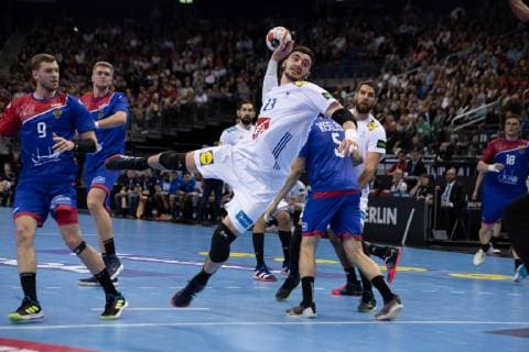 Handball-WM Frankreich - Russland am 17.01.2019 in der Mercedes-Benz Arena in Berlin Ludovic FABREGAS ( Frankreich )