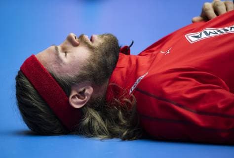 January 17, 2019 - Herning, Denmark - Mikkel Hansen (24), Denmark during warm up before the group C handball match between Denmark and Norway in Jyske Bank Boxen in Herning during the 2019 IHF Handball World Championship WM Weltmeisterschaft in Germany Denmark. Handball 2019: Denmark-Norway - ZUMAm173 20190117_zsp_m173_023 Copyright: xLarsxMoellerx