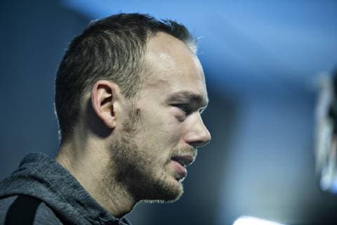 Rene Toft Hansen of Denmark is seen at the danish press conference PK Pressekonferenz during IHF Handball World Championship WM Weltmeisterschaft in Herning, Denmark, Friday, Jan. 18, 2019.. , Herning Jylland Copyright: HenningxBagger HenningxBaggerx COP101 spdk20190118-122620-L