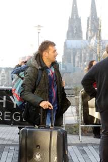 Handball WM Hauptrunde in Köln, Lanxess Arena Ankunft der deutschen Handball-Nationalmannschaft am Teamhotel Hyatt Trainer Christian Prokop 18.01.19