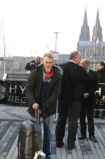 Handball WM Hauptrunde in Köln, Lanxess Arena Ankunft der deutschen Handball-Nationalmannschaft am Teamhotel Hyatt Matthias Musche 18.01.19