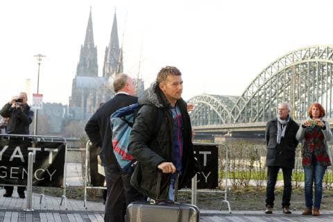 Handball WM Hauptrunde in Köln, Lanxess Arena Ankunft der deutschen Handball-Nationalmannschaft am Teamhotel Hyatt Trainer Christian Prokop 18.01.19