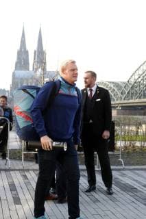 Handball WM Hauptrunde in Köln, Lanxess Arena Ankunft der deutschen Handball-Nationalmannschaft am Teamhotel Hyatt Patrick Wiencek 18.01.19