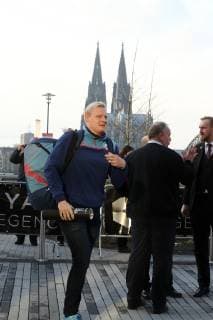 Handball WM Hauptrunde in Köln, Lanxess Arena Ankunft der deutschen Handball-Nationalmannschaft am Teamhotel Hyatt Patrick Wiencek 18.01.19