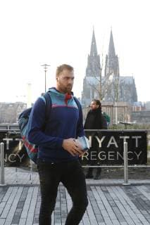 Handball WM Hauptrunde in Köln, Lanxess Arena Ankunft der deutschen Handball-Nationalmannschaft am Teamhotel Hyatt Andreas Wolff 18.01.19