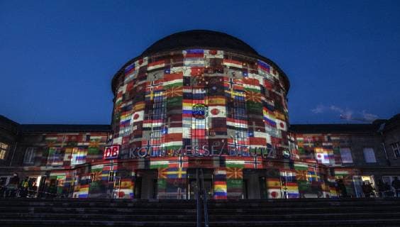 Handball WM 2019 Lanxess Arena Koeln Deutschland Datum: 18.01.2019 Deutzer Bahnhof