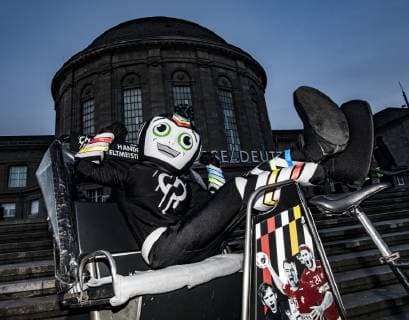 Handball WM 2019 Lanxess Arena Koeln Deutschland Datum: 18.01.2019 Maskottchen Stan