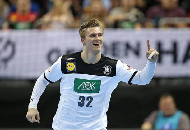 Berlin, Deutschland, 17.01.2019, IHF Handball WM 2019, Gruppe A, Deutschland - Serbien, Franz Semper (Deutschland) ( DeFodi502