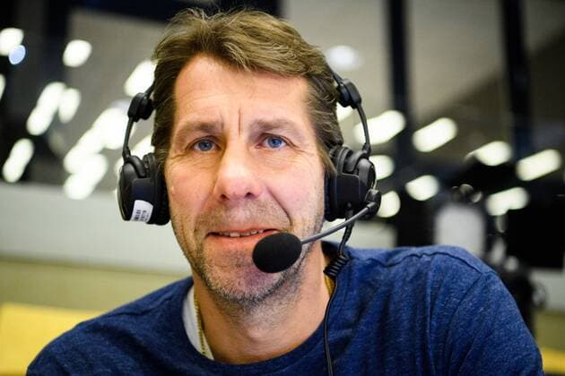 190119 Magnus Wislander expert at Swedish Radio, Sveriges Radio prior to the IHF World Handball Championship match between Tunisia and Sweden on January 19, 2019 in Herning. Photo: Petter Arvidson BILDBYRN kod PA 92204 Copyright: PETTERxARVIDSON BB190119PA019