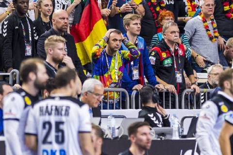 Köln, Deutschland 19. Januar 2019: WM 2019 Männer - Hauptrunde - Deutschland vs. Island Bob Hanning entsetzt Köln Lanxess Arena Nordrhein-Westfalen Deutschland