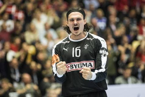 Jannick Green (Denmark- 16) during the men s IHF Handball World Championship WM Weltmeisterschaft Main Round Group 2 Denamrk vs Hungary match in Herning, Denmark, on saturday, Jan. 19, 2019.. , Herning DK Copyright: ClausxFisker ClausxFiskerx cop104 spdk20190119-212258-L