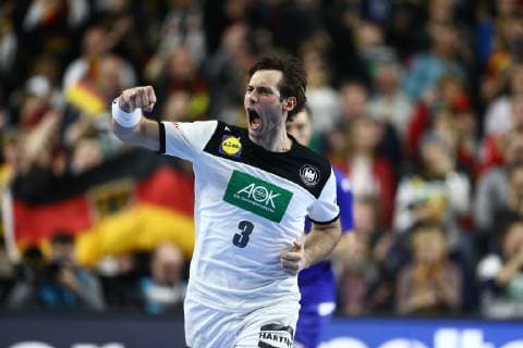 Uwe Gensheimer (Deutschland) jubelt, Frankreich vs Spanien, IHF Maenner Handball Weltmeisterschaft, 19.01.2019 Fotograf Neis Eibner Deutschland vs. Island, IHF Maenner Handball Weltmeisterschaft, 19.01.2019 Köln Copyright: xEIBNER AlexanderxNeisx EP_ANS