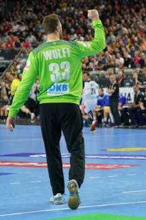 GER, IHF WM 2019, Deutschland (GER) vs Island (ISL) 19.01.2019, Lanxess Arena , Koeln, GER, IHF WM 2019, Deutschland (GER) vs Island (ISL) , im Bild picture shows: Andreas Wolff Torwart (GER 33),