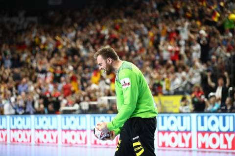 Andreas Wolf (Deutschland) jubelt, , IHF Maenner Handball Weltmeisterschaft, 19.01.2019 Fotograf Neis Eibner Deutschland vs. Island, IHF Maenner Handball Weltmeisterschaft, 19.01.2019 Köln Copyright: xEIBNER AlexanderxNeisx EP_ANS