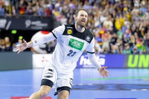 Steffen Faeth (Nr. 23, Deutschland) freut sich jubelt. Deutschland vs. Island, Hauptrunde, Handball, IHF Handball Weltmeisterschaft, 19.01.19 Koeln Nordrhein-Westfalen Germany Lanxess-Arena Copyright: xAgentur54Gradx xFelixxKoenigx