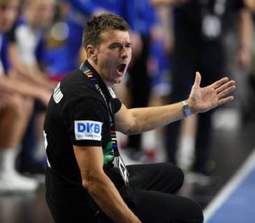 Handball Weltmeisterschaft 2019 Hauptrunde in Köln. Deutschland - Island 19.01.2019. Trainer Christian Prokop (Deut.).
