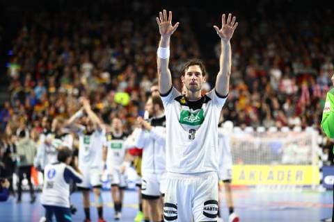 Uwe Gensheimer (Deutschland) jubelt, Deutschland vs Island, IHF Maenner Handball Weltmeisterschaft, 19.01.2019 Fotograf Neis Eibner Deutschland vs. Island, IHF Maenner Handball Weltmeisterschaft, 19.01.2019 Köln Copyright: xEIBNER AlexanderxNeisx EP_ANS