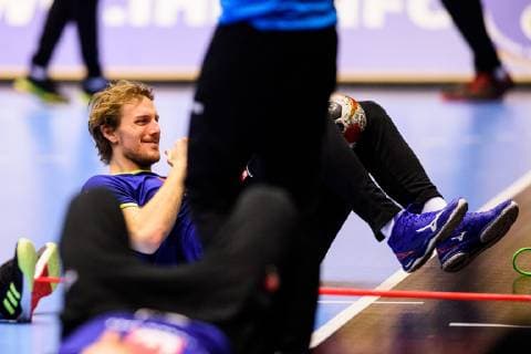 Handball WM, Schweden Training 190120 Jesper Nielsen of Sweden during a training session during the IHF World Handball Championship on January 20, 2019 in Herning. Photo: Petter Arvidson BILDBYRAN kod PA 92206 Copyright: PETTERxARVIDSON BB190120PA010