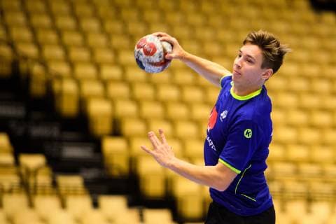 Handball WM, Schweden Training 190120 Jerry Tollbring of Sweden during a training session during the IHF World Handball Championship on January 20, 2019 in Herning. Photo: Petter Arvidson BILDBYRAN kod PA 92206 Copyright: PETTERxARVIDSON BB190120PA016