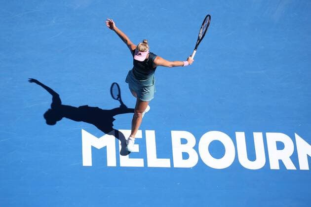 Angelique Kerber, GER, during fourth round of 2019 Australian Open in Melbourne, 20 01 2019; -