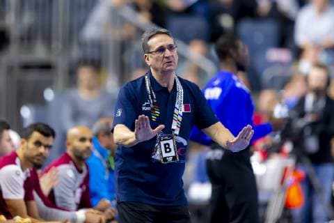 Trainer Valero Rivera. Russland vs. Katar, Presidents Cup Finale, Handball, IHF Handball Weltmeisterschaft, 20.01.19 Koeln Nordrhein-Westfalen Germany Lanxess-Arena Copyright: xAgentur54Gradx xFelixxKoenigx