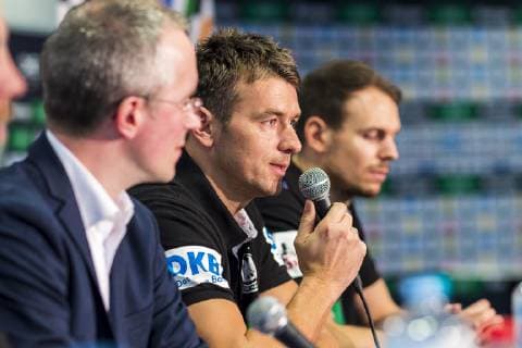 Köln, Deutschland 20. Januar 2019: WM 2019 Männer - Mediaday Deutschland Trainer Christian Prokop (Deutschland) Köln AOK Nordrhein-Westfalen Deutschland