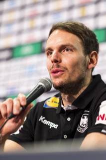 Köln, Deutschland 20. Januar 2019: WM 2019 Männer - Mediaday Deutschland Kai Häfner Haefner (Deutschland TSV Hannover) Köln AOK Nordrhein-Westfalen Deutschland