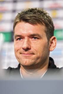Köln, Deutschland 20. Januar 2019: WM 2019 Männer - Mediaday Deutschland Trainer Christian Prokop (Deutschland) Portrait Gesicht Köln AOK Nordrhein-Westfalen Deutschland