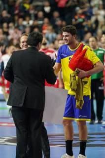 GER, IHF WM 2019, Brasilien (BRA) vs Kroatien (CRO) 20.01.2019, Lanxess Arena Koeln, GER, IHF WM 2019, Brasilien (BRA) vs Kroatien (CRO) im Bild picture shows: player of die match Haniel Langaro (BRA 37),