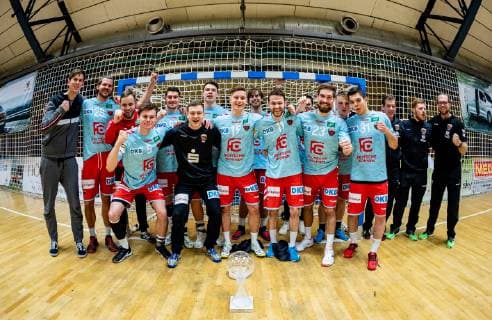 Die Fuechse Berlin gewinnen den 20. Peugeot Cup waehrend des 20. Peugeot Cup in der Anhalt Arena am 20. January 2019 in Bauhausstadt Dessau, Sachsen Anhalt (Saxony Anhalt), Deutschland (Germany) HB-TU 20. Peugeot Cup 2019 Dessau Copyright: xEIBNER HartmutxBoesenerx EP_HBR
