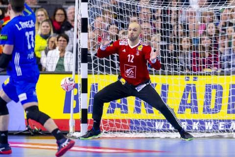 Vincent Gerard (Nr. 12, Frankreich) pariert einen Wurf. Island vs. Frankreich, Hauptrunde, Handball, IHF Handball Weltmeisterschaft, 20.01.19 Koeln Nordrhein-Westfalen Germany Lanxess-Arena Copyright: xAgentur54Gradx xFelixxKoenigx