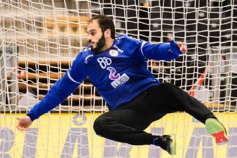 Handball WM, Norwegen - Ägypten 190120 Goalkeeper Karim Hendawy of Egypt during the IHF World Handball Championship match between Norway and Egypt on January 20, 2019 in Herning. Photo: Petter Arvidson BILDBYRN kod PA 92208 Copyright: PETTERxARVIDSON BB190120PA125