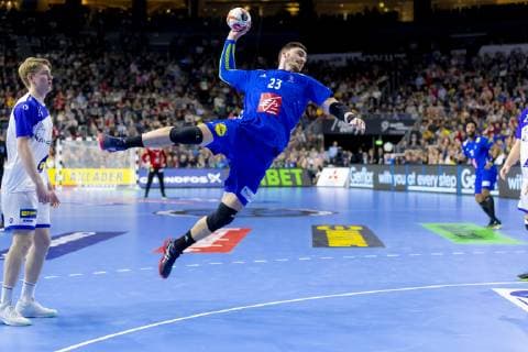 Handball WM, Island - Frankreich Ludovic Fabregas (Nr. 23, Frankreich). Island vs. Frankreich, Hauptrunde, Handball, IHF Handball Weltmeisterschaft, 20.01.19 Koeln Nordrhein-Westfalen Germany Lanxess-Arena Copyright: xAgentur54Gradx xFelixxKoenigx