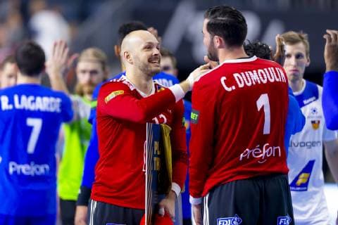 Handball WM, Island - Frankreich Vincent Gerard (Nr. 12, Frankreich) wird zum Player of the Match (PotM) gewaehlt. Island vs. Frankreich, Hauptrunde, Handball, IHF Handball Weltmeisterschaft, 20.01.19 Koeln Nordrhein-Westfalen Germany Lanxess-Arena Copyright: xAgentur54Gradx xFelixxKoenigx