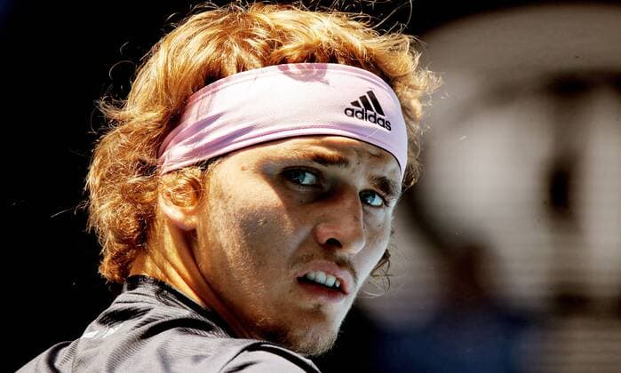 Sport Bilder des Tages TENNIS - ATP Tennis Herren Australian Open 2019 MELBOURNE,AUSTRALIA,21.JAN.19 - TENNIS - ATP World Tour, Grand Slam, Australian Open. Image shows Alexander Zverev (GER). GEPAxpictures xMatthiasxHauer