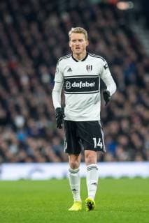 LONDON, ENGLAND - JANUARY 20: AndrÃ© SchÃ¼rrle of Fulham FC looks on during the Premier League match between Fulham FC and Tottenham Hotspur at Craven Cottage on January 20, 2019 in London, United Kingdom. (Photo by Sebastian Frej) SPO, SOC, FOC  Copyright: xSebastianxFrej