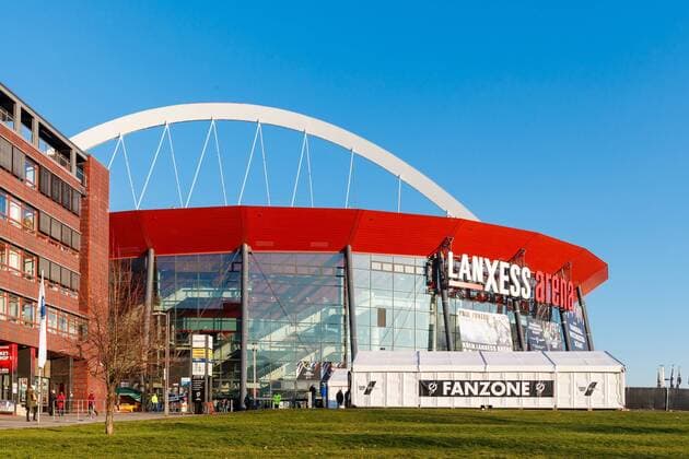 Aussenansicht der Lanxess Arena, Kroatien vs Deutschland, IHF Maenner Handball Weltmeisterschaft, 21.01.2019 Fotograf Neis Eibner Kroatien vs Deutschland, IHF Maenner Handball Weltmeisterschaft, 21.01.2019 Copyright: xEIBNER Alexander_Neisx EP_ANS