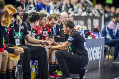 Koeln, Deutschland, 21.01.2019, IHF Handball WM 2019, Hauptrunde, Kroatien - Deutschland, Christian Prokop (Trainer-GER) in Aktion ( DeFodi520