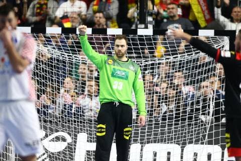 Andreas Wolf (Deutschland) jubelt, Kroatien vs Deutschland, IHF Maenner Handball Weltmeisterschaft, 21.01.2019 Fotograf Neis Eibner Kroatien vs Deutschland, IHF Maenner Handball Weltmeisterschaft, 21.01.2019 Köln Copyright: xEIBNER Alexander_Neisx EP_ANS