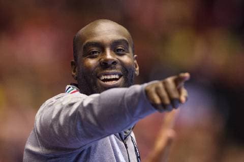 190121 David Davis, head coach of Egypt during the IHF World Handball Championship match between Egypt and Denmark on January 21, 2019 in Herning. Photo: Petter Arvidson BILDBYRAN kod PA 92210 Copyright: PETTERxARVIDSON BB190121PA150