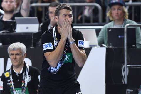 Handball-WM Hauptrunde Kroatien - Deutschland am 21.01.2019 in der Lanxess Arena in Köln Christian Prokop ( Trainer Deutschland )