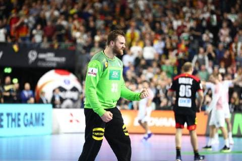Andreas Wolf (Deutschland) jubelt, Kroatien vs Deutschland, IHF Maenner Handball Weltmeisterschaft, 21.01.2019 Fotograf Neis Eibner Kroatien vs Deutschland, IHF Maenner Handball Weltmeisterschaft, 21.01.2019 Köln Copyright: xEIBNER Alexander_Neisx EP_ANS