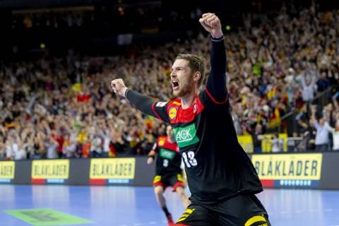 Hendrik Pekeler (Nr. 13, Deutschland) freut sich jubelt. Kroatien vs. Deutschland, Hauptrunde, Handball, IHF Handball Weltmeisterschaft, 21.01.19 Koeln Nordrhein-Westfalen Germany Lanxess-Arena Copyright: xAgentur54Gradx xFelixxKoenigx