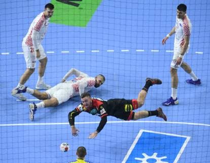 Hauptrunde: Kroatien - Deutschland in Koeln, Deutschland am 21.01.2019. IHF - Handball Weltmeisterschaft der Maenner in Deutschland und Daenemark 2019,