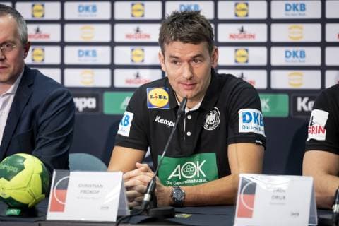 Trainer Christian Prokop. Pressekonferenz des DHB, Hauptrunde, Handball, IHF Handball Weltmeisterschaft, 22.01.19 Koeln Nordrhein-Westfalen Germany Lanxess-Arena Copyright: xAgentur54Gradx xFelixxKoenigx