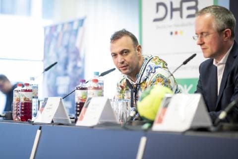 DHB-Vizepraesident Bob Hanning. Pressekonferenz des DHB, Hauptrunde, Handball, IHF Handball Weltmeisterschaft, 22.01.19 Koeln Nordrhein-Westfalen Germany Lanxess-Arena Copyright: xAgentur54Gradx xFelixxKoenigx