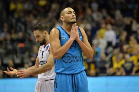Basketball, Herren, EuroCup, Saison 2018 19, Gruppe E, 4. Spieltag, Alba Berlin - Rytas Vilnius, Stefan Peno (Nr. 44, Alba Berlin), 22.01.19, Copyright: xMichaelxHundtx xMatthiasxKochx